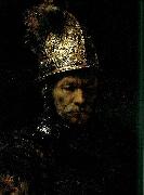 REMBRANDT Harmenszoon van Rijn Man in a Golden helmet, Berlin USA oil painting artist